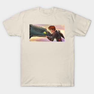 Hiccup and Toothless Goodbye T-Shirt